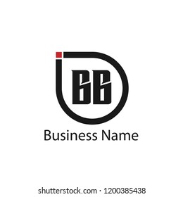 Initial Letter BB Logo Template Design