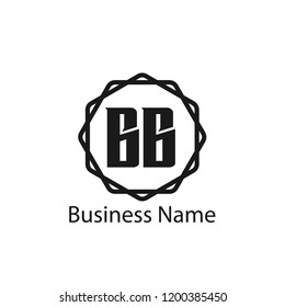 Initial Letter BB Logo Template Design