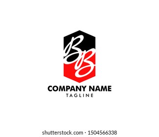 Initial Letter BB Logo Template Design