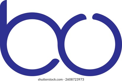 Initial letter bc or cb logo design template