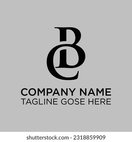 initial letter bc linked logo, BC or CB letter logo design vector, BC letter logo with nice white background. The nice black letter logo