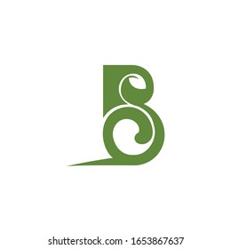 Plantilla de diseño vectorial de logotipo o logotipo cb de letra inicial