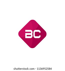 Initial Letter BC Logo Template Design