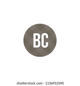 Initial Letter BC Logo Template Design