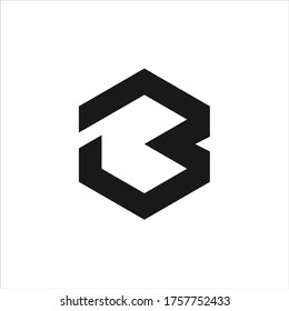 Diseño de la plantilla de logotipo BC de la carta inicial