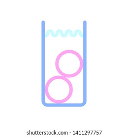 Initial letter bd, bg, minimalist typographic art monogram shape business brand identity logo, blue, pink and tortoise pastel color on white background.