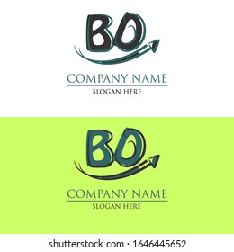 Initial letter BD company name. vector logos for businesses and companies