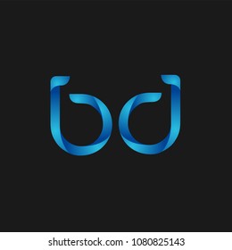 Initial Letter BD Logo Design