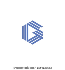 Designvorlage für Anfangsbuchstaben bg oder gb-Logo