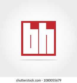 Initial Letter BH Logo Design