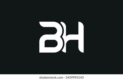 Initial Letter BH Logo Design. BH Logo Design. Kreatives und modernes BH-Logo.