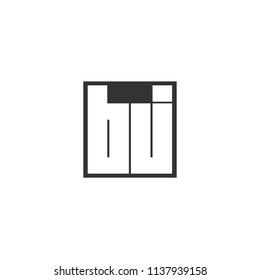 Initial Letter BJ Logo Template Design