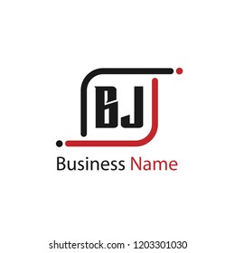 Initial Letter BJ Logo Template Design