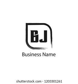 Initial Letter BJ Logo Template Design