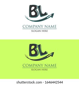 Initial letter BL company name. vector logos for businesses and companies