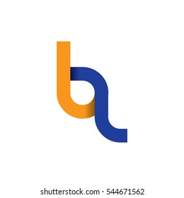 Initial Letter BL LL Logo