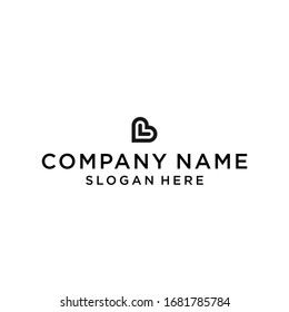 initial letter bl logo design vector illustration template