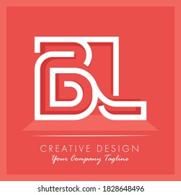 Initialbuchstaben BL Letter Logo Design. Creative Modern B L Letters Symbol Vektorgrafik. Logo-Konzept für BL-Buchstaben einsatzbereit. Ursprüngliche Buchstaben BL Logo Vektordesign Vorlage.