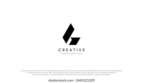 Initial Letter BL logo design vector inspiration.