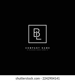 Initial Letter BL Logo - Simple Monogram Logo