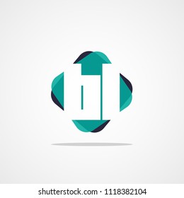 Initial Letter BL Logo Template Design