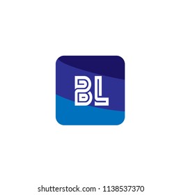 Initial Letter BL Logo Template Design