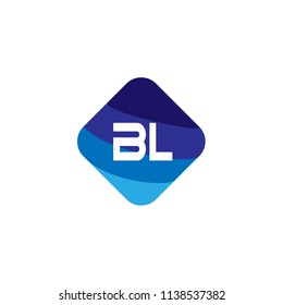 Initial Letter BL Logo Template Design