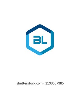 Initial Letter BL Logo Template Design
