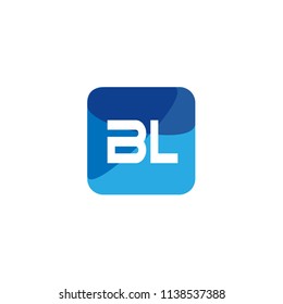 Initial Letter BL Logo Template Design