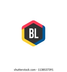 Initial Letter BL Logo Template Design