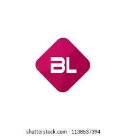Initial Letter BL Logo Template Design