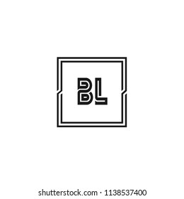 Initial Letter BL Logo Template Design