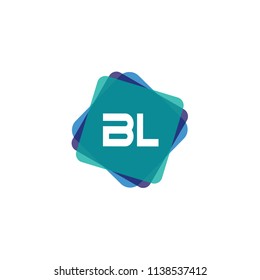 Initial Letter BL Logo Template Design