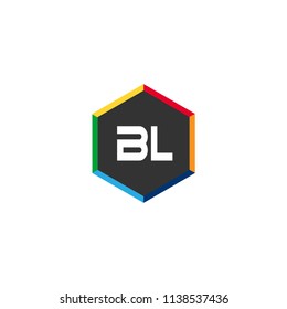 Initial Letter BL Logo Template Design