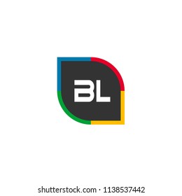 Initial Letter BL Logo Template Design