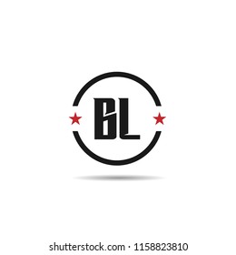 Initial Letter BL Logo Template Design