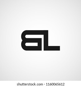 Initial Letter BL Logo Template Design