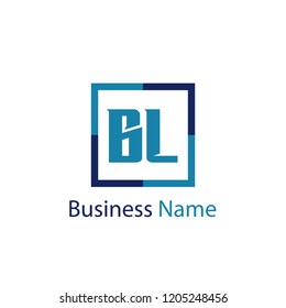 Initial Letter BL Logo Template Design