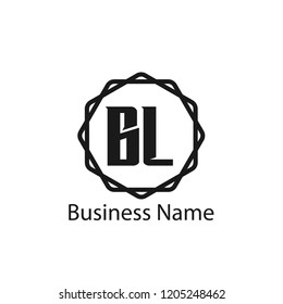 Initial Letter BL Logo Template Design