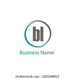 Initial Letter BL Logo Template Design