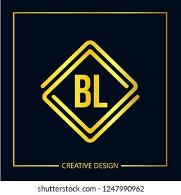 Initial Letter BL Logo Template Design