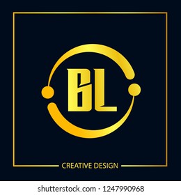 Initial Letter BL Logo Template Design