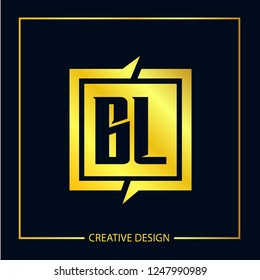 Initial Letter BL Logo Template Design