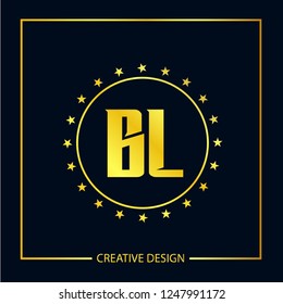 Initial Letter BL Logo Template Design