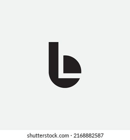 Initial letter BL monogram logo design.