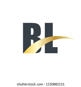 Initial Letter BL Overlapping Design Logo