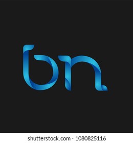 Initial Letter BN Logo Design