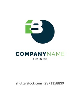 Plantilla de diseño de logotipo de icono de BO de carta inicial