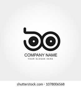 Initial Letter BO Logo Design