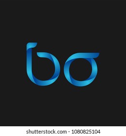 Initial Letter BO Logo Design